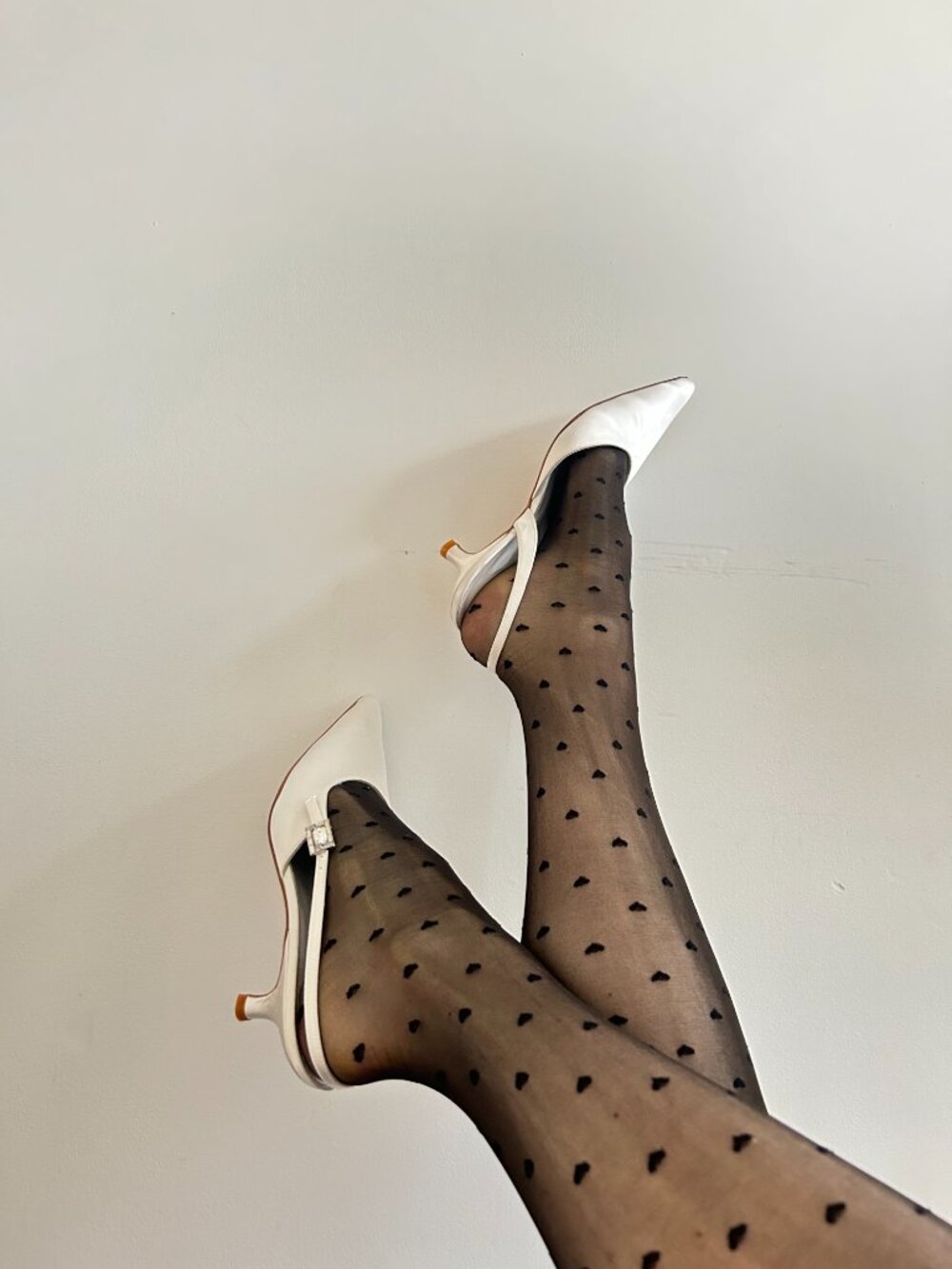 Y2K It Girl Kitten Heels (silk) Beverley Feldman Size 8